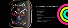 Mockup Di Sito Web Multiuso Per Funzionalità SmartWatch