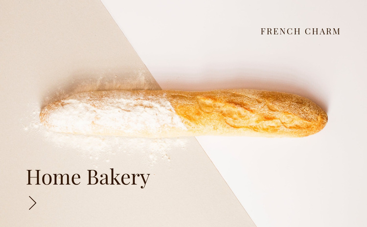 Home bakery Joomla Page Builder