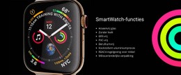 SmartWatch-Functies - Prachtig Websiteontwerp