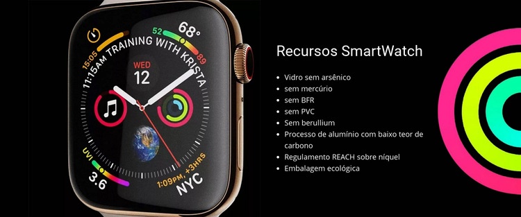 Recursos SmartWatch Design do site