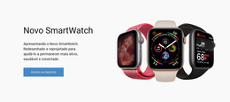 Novo SmartWatch - Modelo HTML E CSS