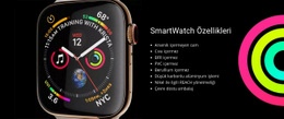 SmartWatch Özellikleri - Çok Amaçlı HTML5 Şablonu