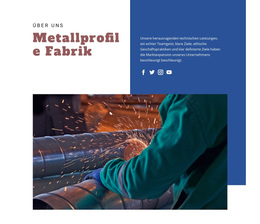 Premium-WordPress-Theme Für Metallprofile Fabrik