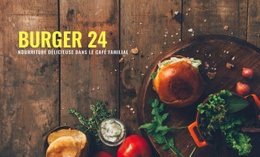 Conception De Site Web Pour Nourriture Burger