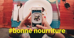 Bonne Nourriture - Maquette De Site Web À Télécharger Gratuitement
