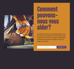 Service De Réparation Modèle