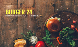 Destination HTML Pour Nourriture Burger