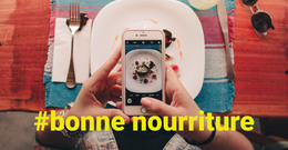 Bonne Nourriture - Site Web Réactif