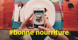 Bonne Nourriture - Modèle HTML5 Personnalisé