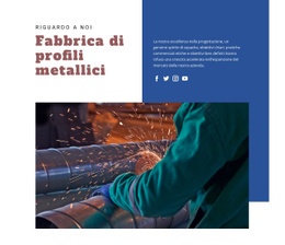 Fabbrica Di Profili Metallici - Download Del Modello HTML
