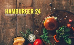 Websiteontwerp Voor Hamburger Eten