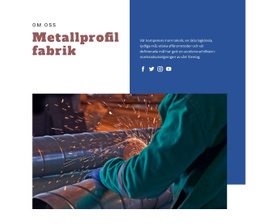 Premium WordPress-Tema För Metallprofilfabrik