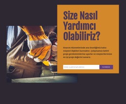 Tamir Servisi Için HTML Sayfası