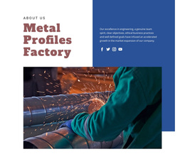 Best Homepage Design For Metal Profiles Factory