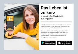 Ein Exklusives Website-Design Für Reparaturwerkstatt