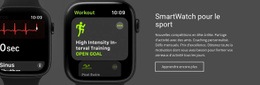 Smartwatch Pour Le Sport - Créateur De Sites Web Gratuit