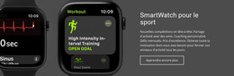 Amorcer Le HTML Pour Smartwatch Pour Le Sport