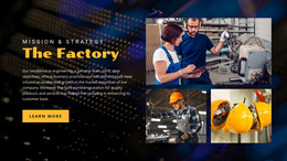 Factory Mission Strategy Responsive Website