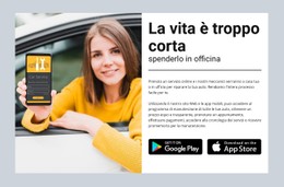 Layout CSS Gratuito Per Negozio Di Riparazioni