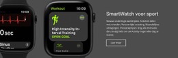 Smartwatch Voor Sport HTML CSS-Websitesjabloon