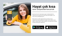 Tamir Dükkanı Için Özel Bir Web Sitesi Tasarımı