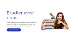 Etudier Avec Nous - HTML Page Maker