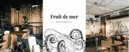 Fruit De Mer – Page De Destination HTML5