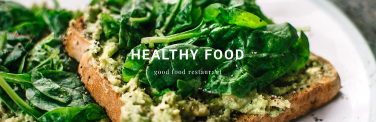 Green diet Homepage Design