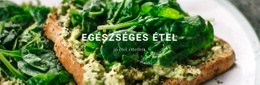 Zöld Diéta - Egyszerű Webhelysablon