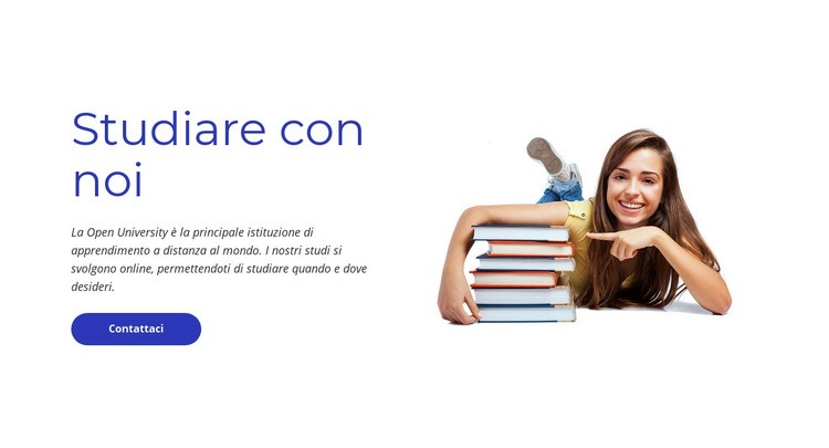 Studiare con noi Modelli di Website Builder