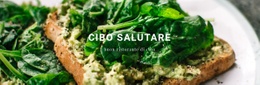 Modello Di Una Pagina Per Dieta Verde