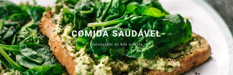 Dieta verde Modelo HTML5