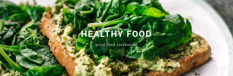 Green diet Web Page Design