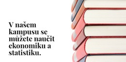 Náš Kampus – Bezplatná Šablona Webových Stránek