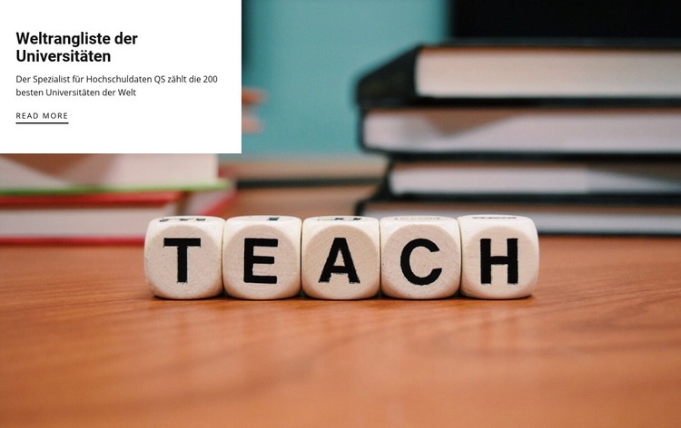 Wähle einen Lehrer für dich Website-Modell