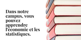 Notre Campus Modèle De Mise En Page CSS