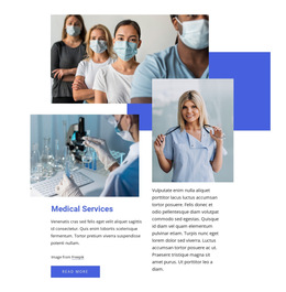 Medical Service Company - HTML5 Template