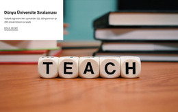 Sizin Için Bir Öğretmen Seçin E-Ticaret Teması