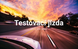 Testovací Jízda Šablona