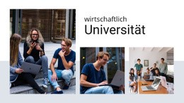 Wirtschaftsuniversität - Website-Design