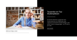 Informationen Über Die Top-Universität – Benutzerfreundliches WordPress-Theme