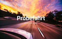 Probefahrt Newsletter-Abonnement