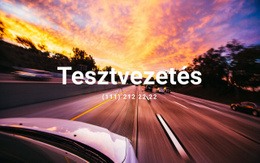 Tesztvezetés - Drag & Drop WordPress Téma