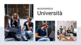 Università Economica - Modello HTML Semplice