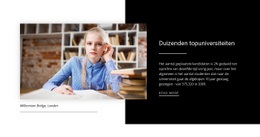 Exclusief Websitemodel Voor Informatie Over Topuniversiteit