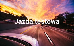 Responsywny HTML5 Dla Jazda Testowa