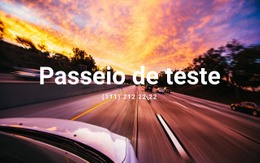 Passeio De Teste – Modelo HTML5 Fácil De Usar