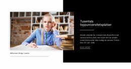 Information Om Toppuniversitet - HTML- Och CSS-Mall