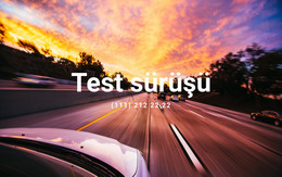 Test Sürüşü - HTML Şablonu Indirme