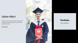 Yabancı Dil Öğrenmek Için Harika Web Sitesi Tasarımı